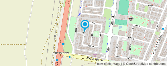 מפת הגעה אל חדד צמרת