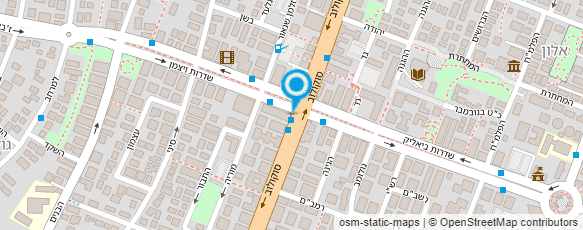 מפת הגעה אל מרפאת אמ. די לייזר