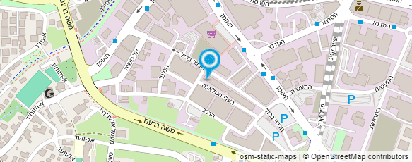 מפת הגעה אל המרכז לשיקום מקצועי