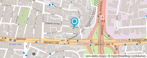 מפת הגעה אל אמבולנס המרכז