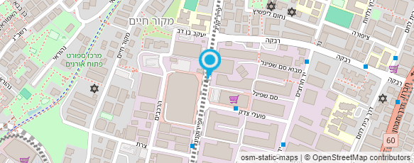 מפת הגעה אל ש.א.ס כח אדם שמירה  וניקיון בע"מ