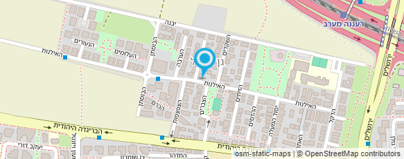 מפת הגעה אל גן אביבה