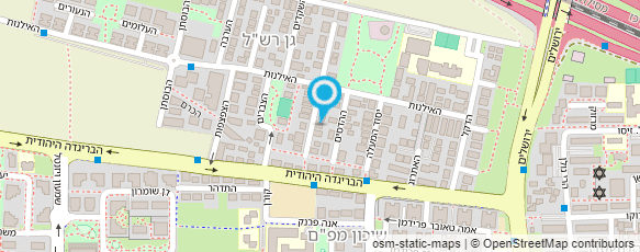 מפת הגעה אל גן מורן