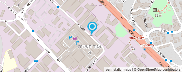 מפת הגעה אל מ.נ.ל. - מגבות נקיות לישראל בע"מ