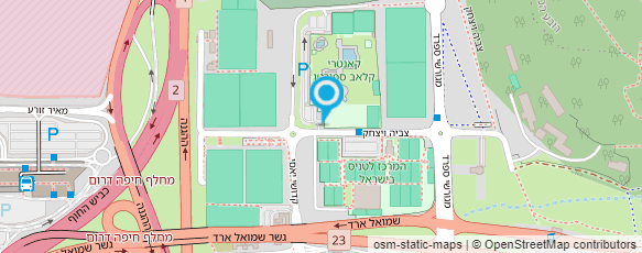 מפת הגעה אל גני עופרים-צביה ויצחק