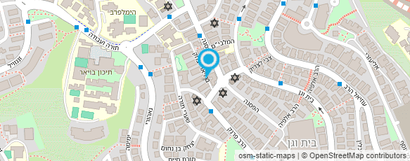 מפת הגעה אל אור עמרם ירושלים