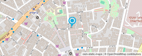 מפת הגעה אל מעדנית נתן