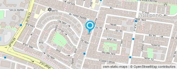 מפת הגעה אל מכולת בנימין