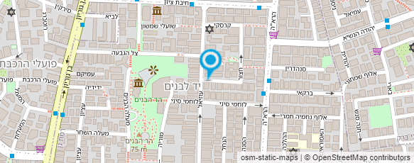 מפת הגעה אל מכולת ראובן