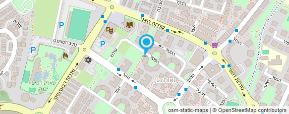 מפת הגעה אל צנעני הרב אשר