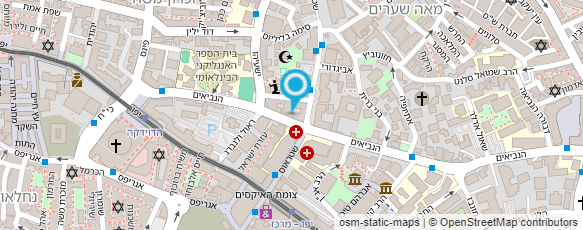 מפת הגעה אל מכון הפדיקור והשעווה