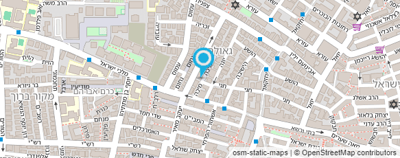 מפת הגעה אל אופנת ירושלים - לאה