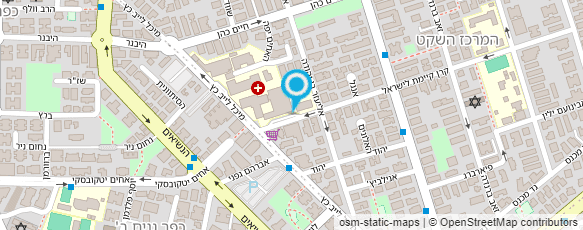 מפת הגעה אל מרכז רפואי רבין-קמפוס גולדה השרון