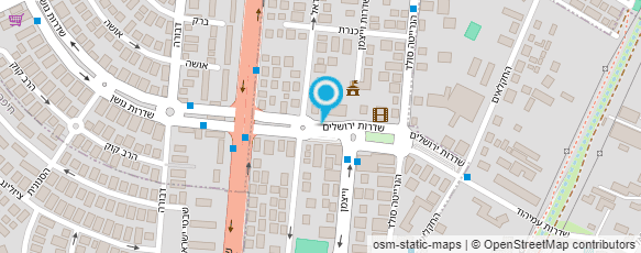 מפת הגעה אל מספרת ג'קי