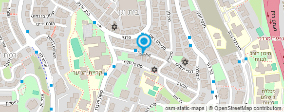 מפת הגעה אל ישיבת אוהל מועד