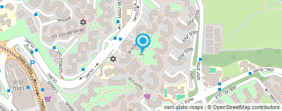 מפת הגעה אל ישיבה לצעירים נחלת - משה