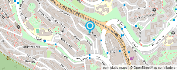 מפת הגעה אל מקווה - טהרה "אשא עיני"