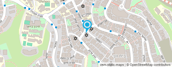 מפת הגעה אל ישיבת "מעלות-חיים"