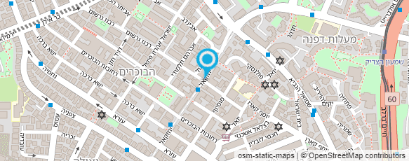 מפת הגעה אל ת"ת הדר ציון