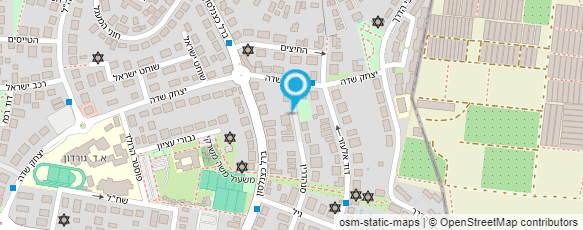 מפת הגעה אל גן זית