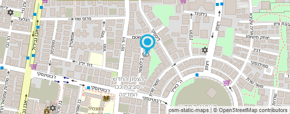 מפת הגעה אל אלקטרו חנוך