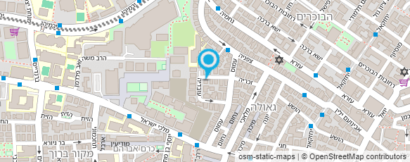 מפת הגעה אל בית ברכה לבנות