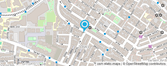 מפת הגעה אל ספרית התלמוד הירושלמי