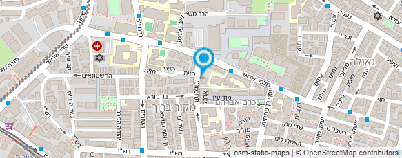 מפת הגעה אל מרכזי בריאות קהילתים י-ם