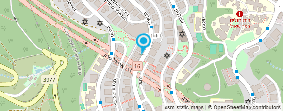 מפת הגעה אל יד שרה