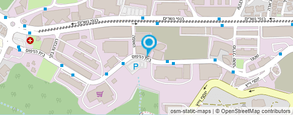 מפת הגעה אל הירשוביץ פתרונות