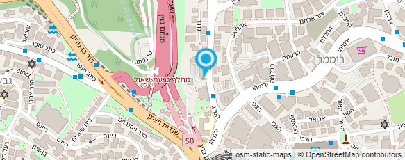 מפת הגעה אל המרכז להכוונת עולים לתעסוקה