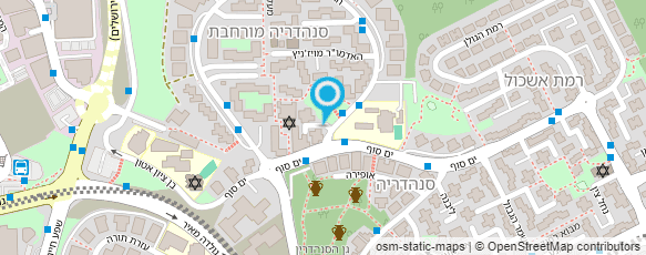 מפת הגעה אל ישיבת כנסת יהודה