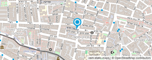 מפת הגעה אל ישיבת אור ירושלים