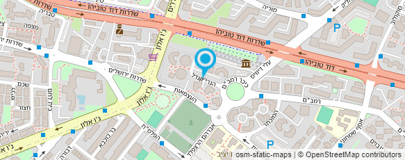 מפת הגעה אל פרופ' ביידנר בן ציון