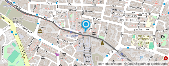 מפת הגעה אל אגודת תורה מסיני