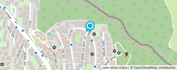 מפת הגעה אל גן ילדות אגודת ישראל