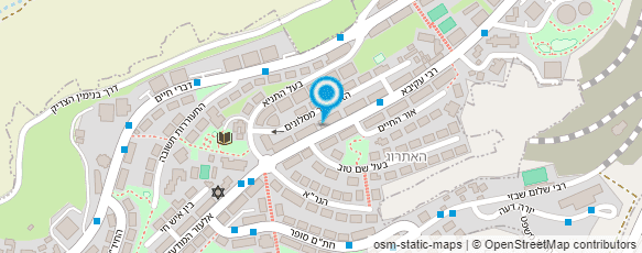 מפת הגעה אל אור ירושלים מפת הגעה אל אור ירושלים