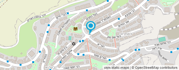 מפת הגעה אל הספריה החסידית-ביתר