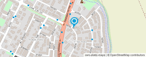 מפת הגעה אל גינות הפרח בגני