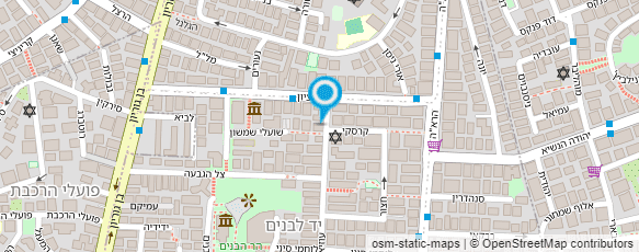 מפת הגעה אל רזניצקי אפרים השחזה