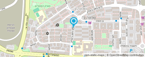 מפת הגעה אל שירותי בריאות כללית