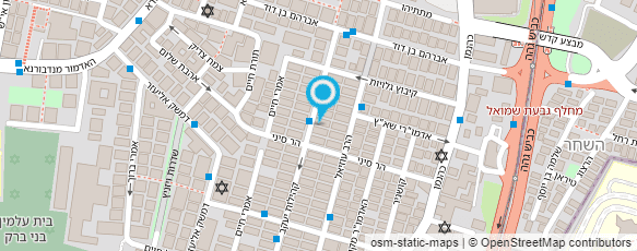 מפת הגעה אל בית המדרש דחסידי בעלזא