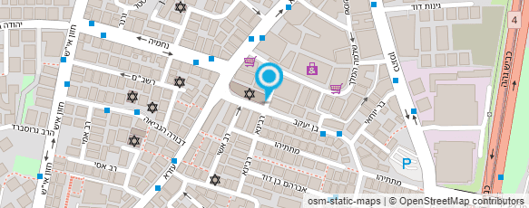 מפת הגעה אל כולל עיון דחסידי בעלזא