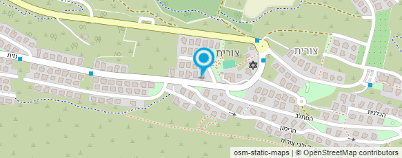 מפת הגעה אל פעוטון צורית