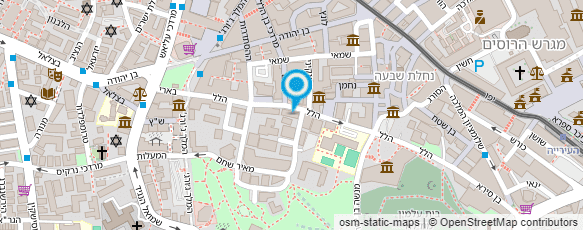 מפת הגעה אל עו"ד סטולרביץ' ניקולאי