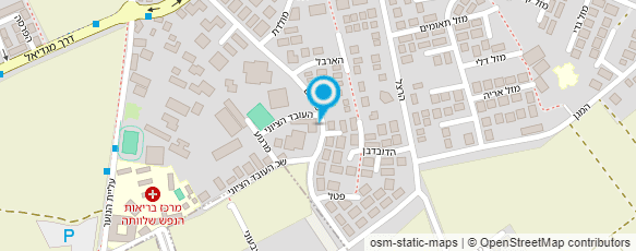 מפת הגעה אל מועדון ספורט-גלי רון