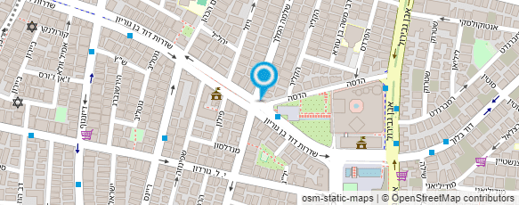 מפת הגעה אל ד"ר נחמינוביץ רודיקה