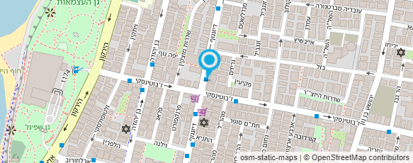 מפת הגעה אל טלי רוקני מעצבת בגדים מפת הגעה אל טלי רוקני מעצבת בגדים