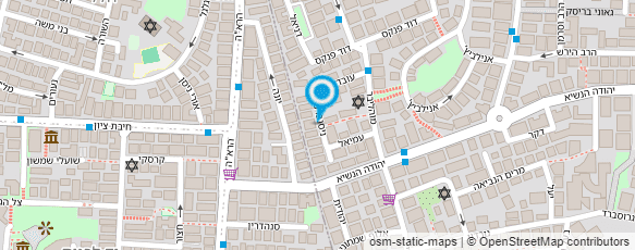 מפת הגעה אל "אמונה" מעון יום