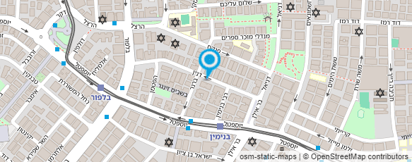 מפת הגעה אל אינסטלטור דוד